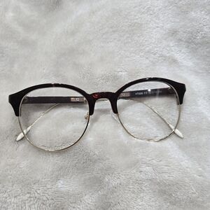 Stylish Round Glasses with Dark Frames